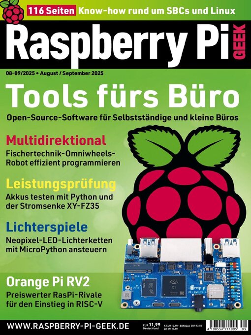 Title details for Raspberry Pi Geek by Computec Media GmbH - Available